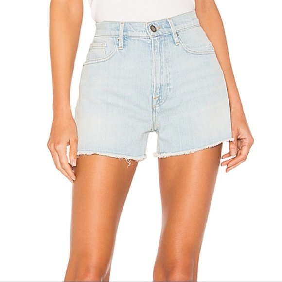 Denim Le Vintage High Waist Shorts - Picture 1 of 9